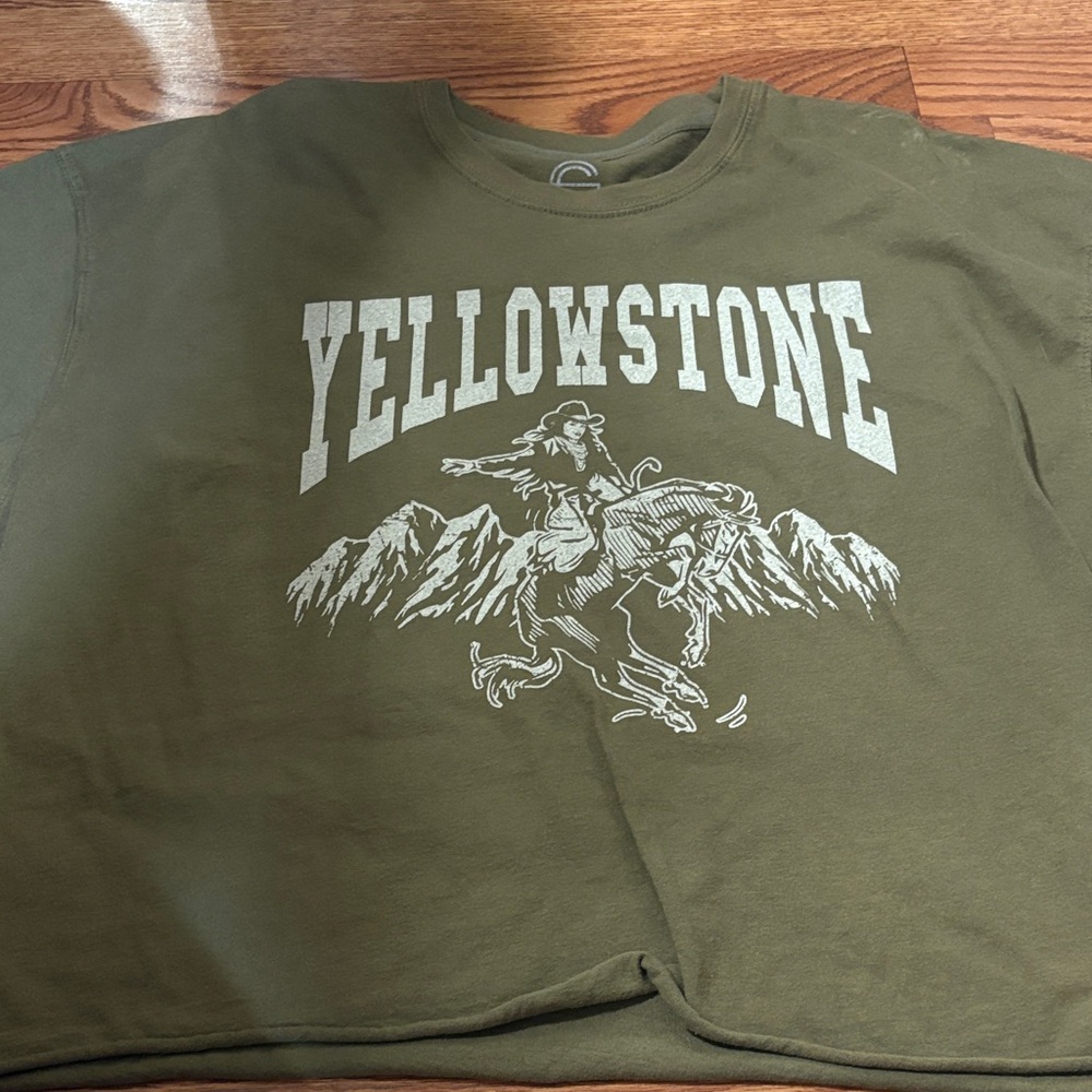 Yellowstone Olive Green Short Sleeve Tee